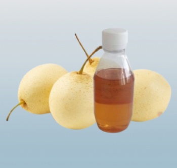 Clear pear juice concentrate