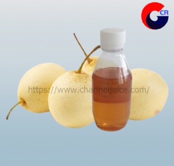 Clear pear juice concentrate